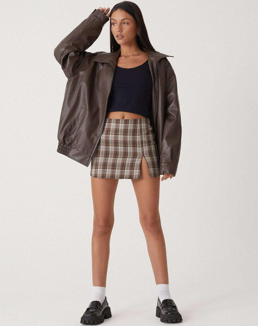 Léana | Veste cuir femme
