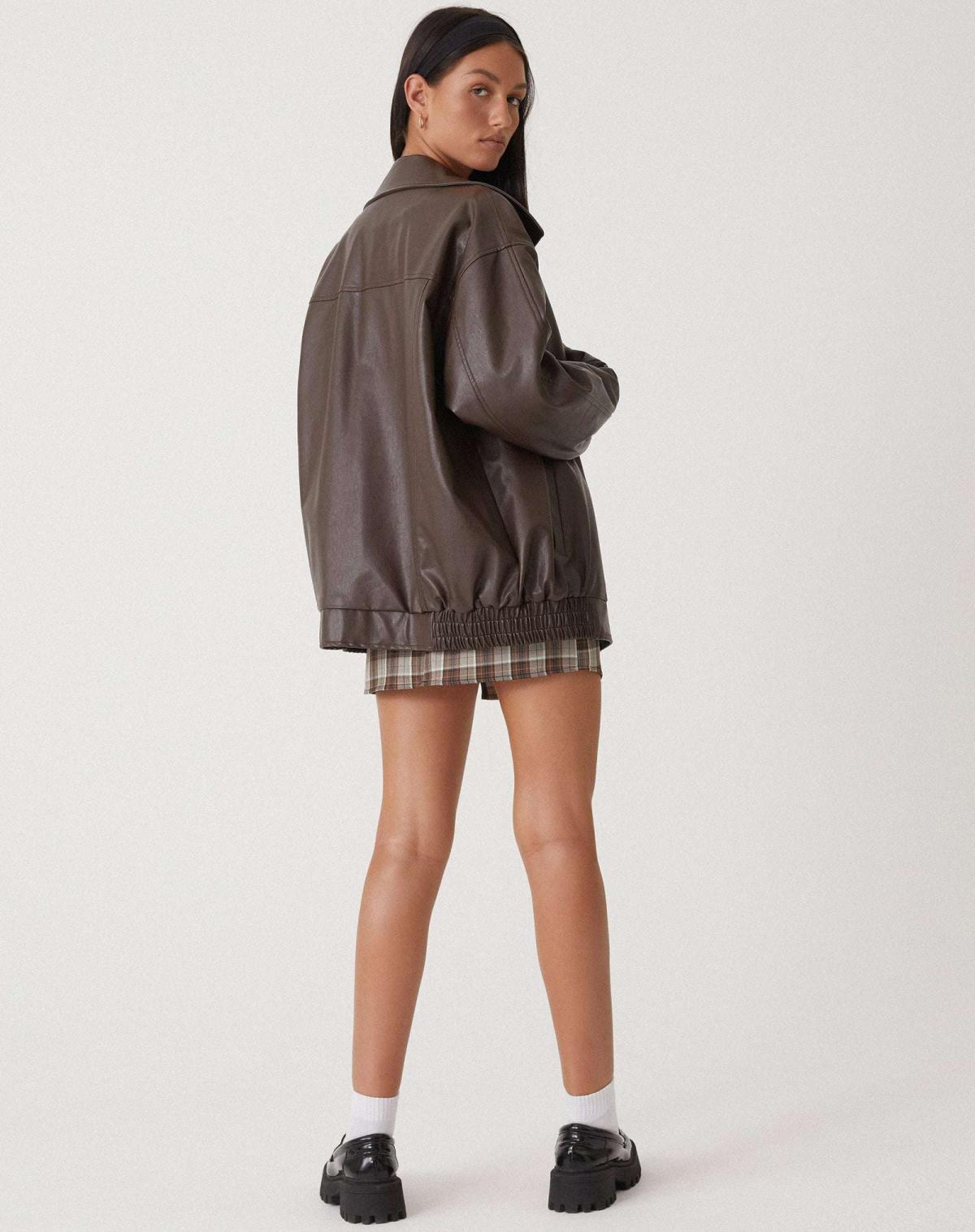 Léana | Veste cuir femme