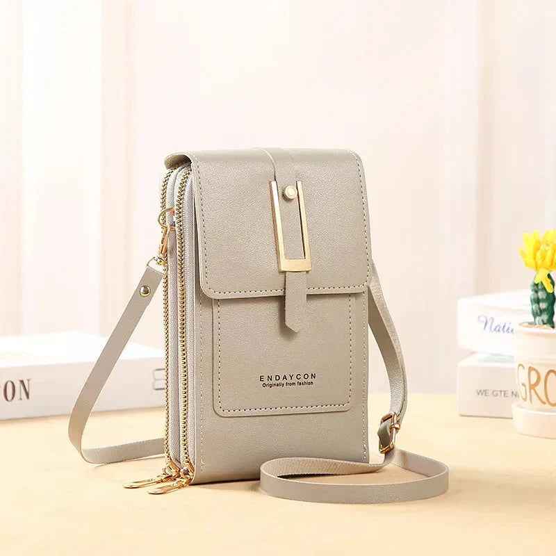 Sac bandoulière compact pour femme en plusieurs coloris